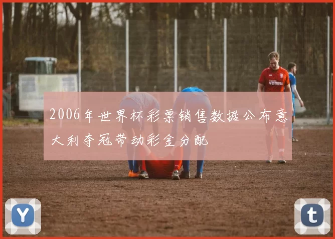 2006年世界杯彩票销售数据公布意大利夺冠带动彩金分配