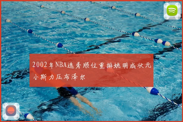 2002年NBA选秀顺位重排姚明成状元小斯力压布泽尔